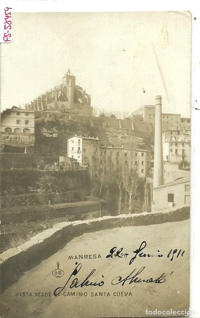 Postkarten: (PS-58454)POSTAL FOTOGRAFICA DE MANRESA-VISTA DESDE EL CAMINO SANTA CUEVA.O. y B.