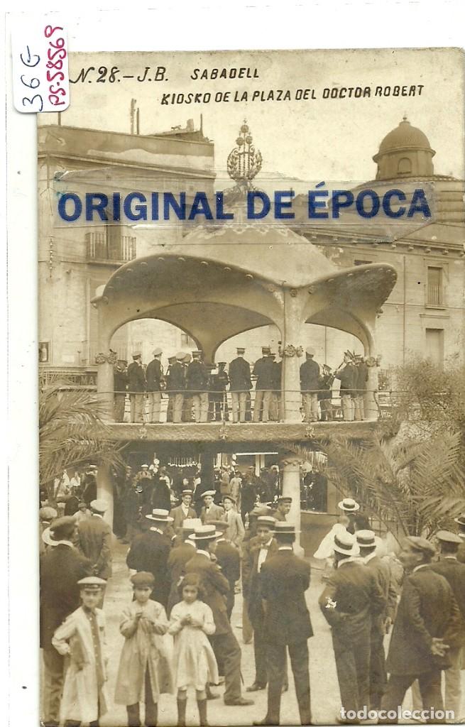 Postcards: (PS-58569)POSTAL FOTOGRAFICA DE SABADELL-KIOSKO DE LA PLAZA DEL DOCTOR ROBERT.J.B.