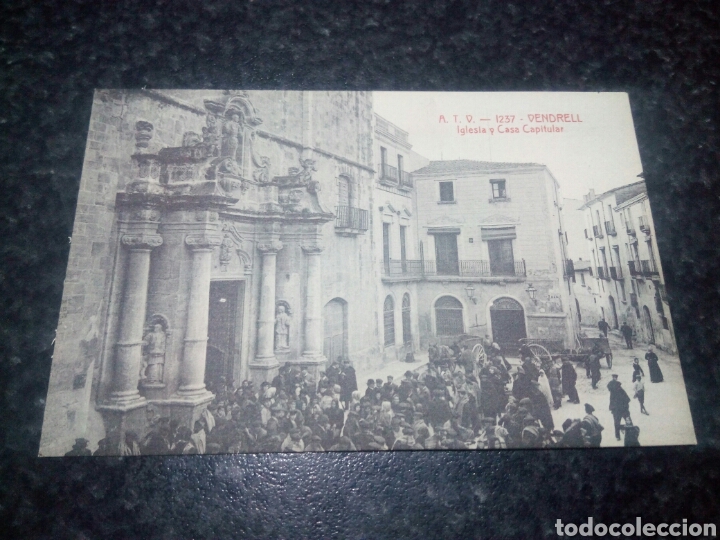Postales: Postal de Vendrell. Iglesia y Casa Capitular - Foto 1
