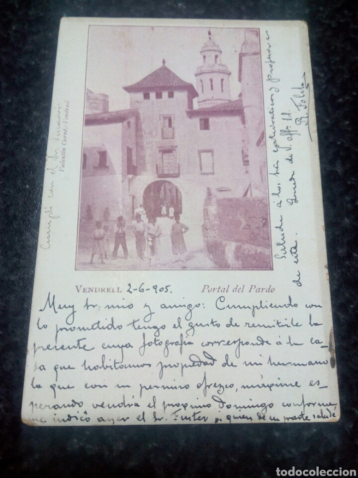Postales: Postal de Vendrell. Portal de Pardo - Foto 1