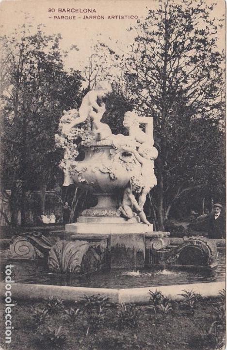 Postales: barcelona, parque jarron artistico - Foto 1