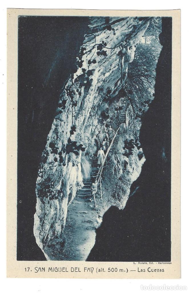 Postales: SAN MIGUEL DEL FAY.- N&ordm; 17, LAS CUEVAS, FOT. ROISIN. BARCELONA- SIN CIRCULAR