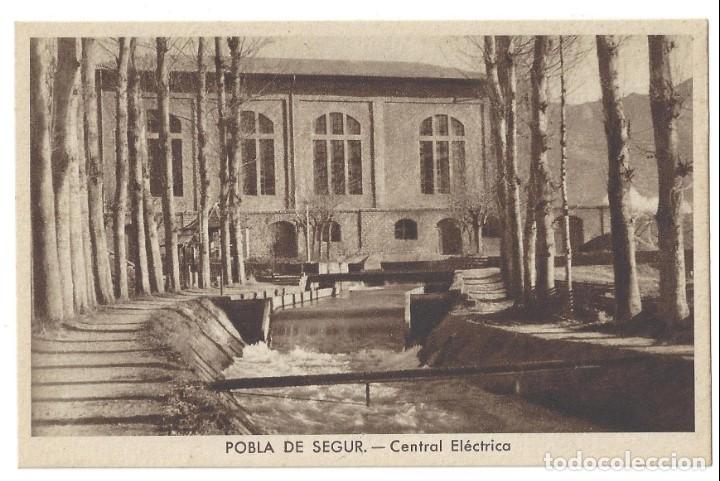 Postales: POBLA DE SEGUR.- CENTRAL EL&Eacute;CTRICA. EDICIONES ARGENTERIA. L&Eacute;RIDA- SIN CIRCULAR