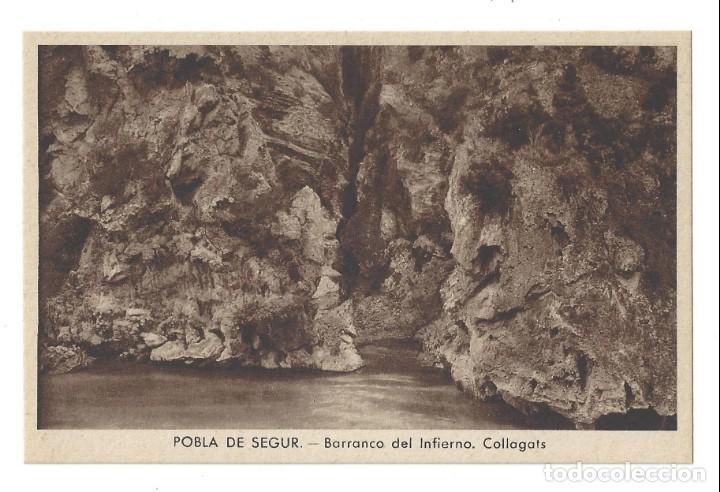 Postales: POBLA DE SEGUR.- BARRANCO DEL INFIERNO. COLLAGATS. EDICIONES ARGENTERIA. L&Eacute;RIDA- SIN CIRCULAR