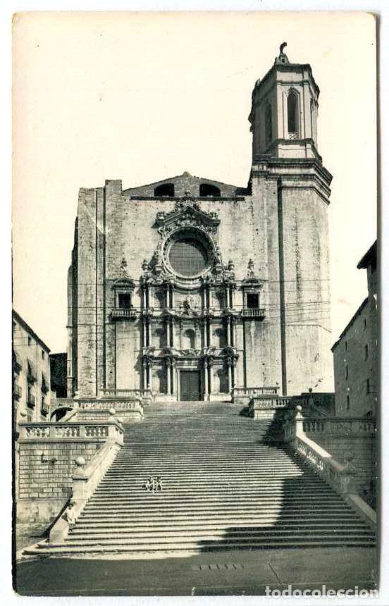 Postales: TARJETA POSTAL FOTOGRAFICA - GERONA / ESCALINATAS DE LA CATEDRAL
