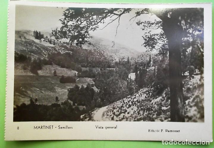 Postkarten: Martinet. 8 Semillers. Vista general. Ed. F. Ramonet. Nueva. Blanco/Negro