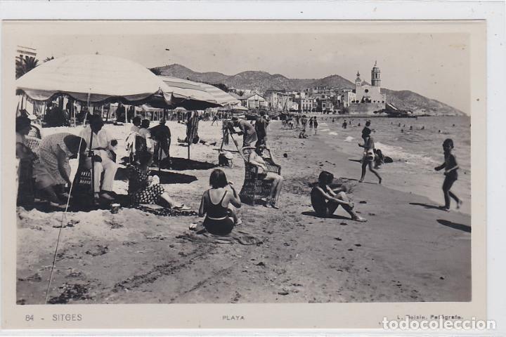 Postales: sitges, playa, barcelona - Foto 1
