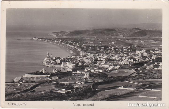 Postales: sitges, vista general, barcelona - Foto 1