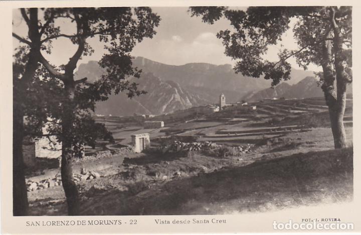 Postales: san lorenzo de morunys, vista desde santa creu, lerida