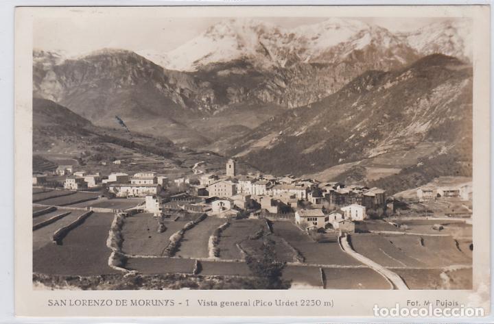 Postales: san lorenzo de morunys, vista general, pico urdet, lerida