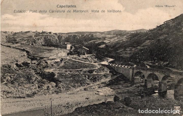 Postales: capellades. estaci&oacute;. franch - Foto 1