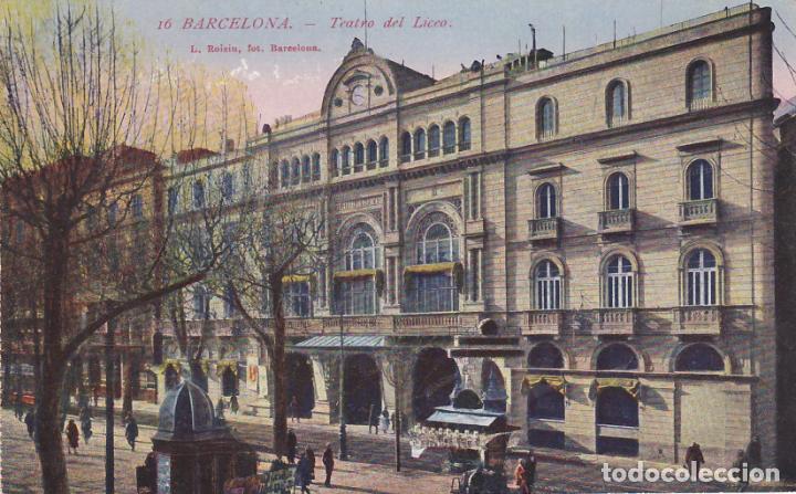 Postales: barcelona, teatro del liceo - Foto 1