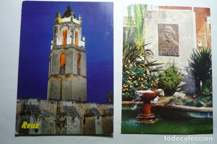 Postales: lote postales reus .-1 escrita - Foto 1