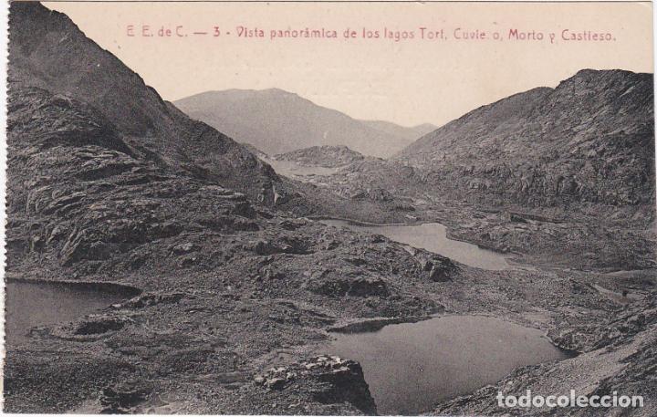 Postales: ee de c., vista panoramica de los lagos tort, morto, castieso, lerida