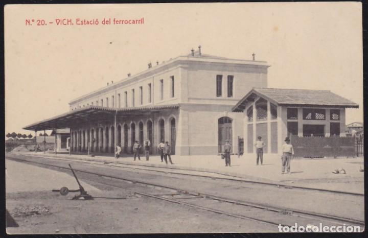 Postales: POSTALES - VIC. ESTACI&Oacute; DEL FERROCARRIL. - Foto 1