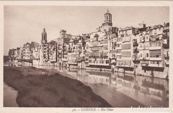 Postales: gerona, rio o&ntilde;ar - Foto 1