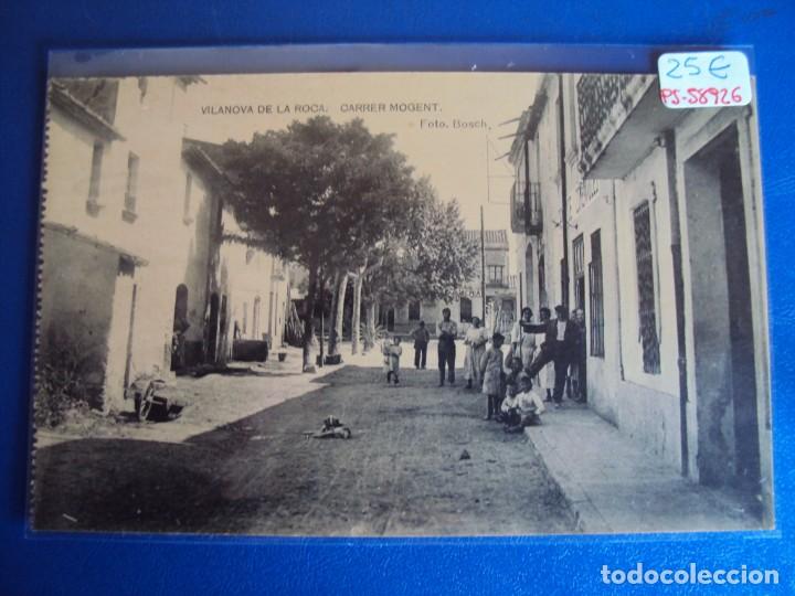 Postkarten: (PS-58926)POSTAL DE VILANOVA DE LA ROCA-CARRER MOGENT
