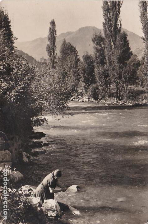 Postales: valle de aran, les, el rio garona, lerida