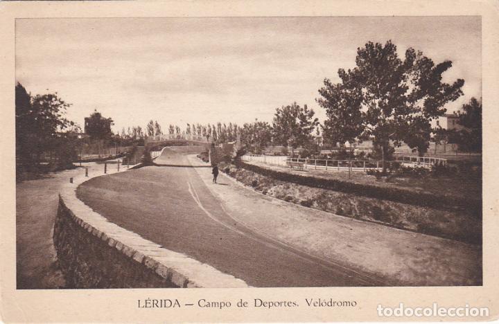 Postales: lerida, campo de deportes, velodromo
