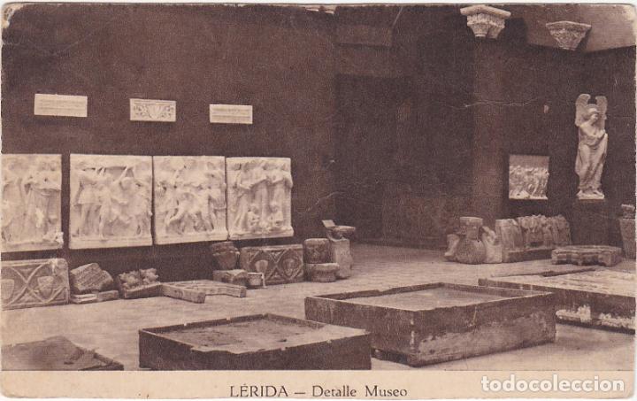 Postales: lerida, detalle museo