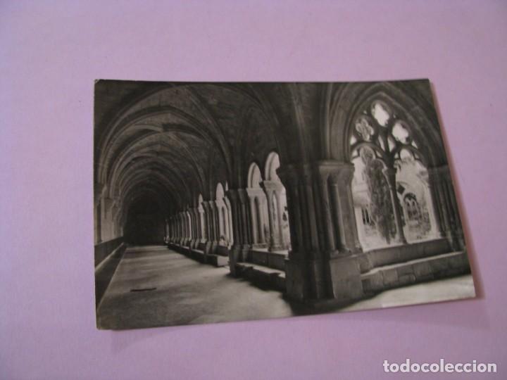 Postales: REAL MONASTERIO DE POBLET. ALA ROMANTICA DEL CLAUSTRO. ED. LABORATORIOS GALAFELL. CIRCULADA.