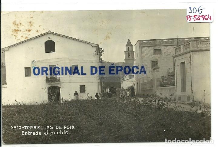 Postkarten: (PS-58964)POSTAL FOTOGRAFICA DE TORRELLAS DE FOIX-ENTRADA AL PUEBLO