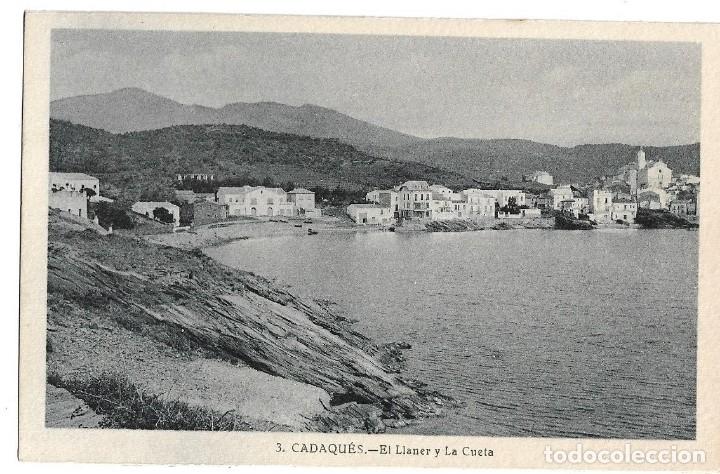 Postales: CADAQUES N&ordm; 3 EL LLANER Y LA CUETA / L. ROISIN / SIN FRANQUEAR .. VER NOTAS