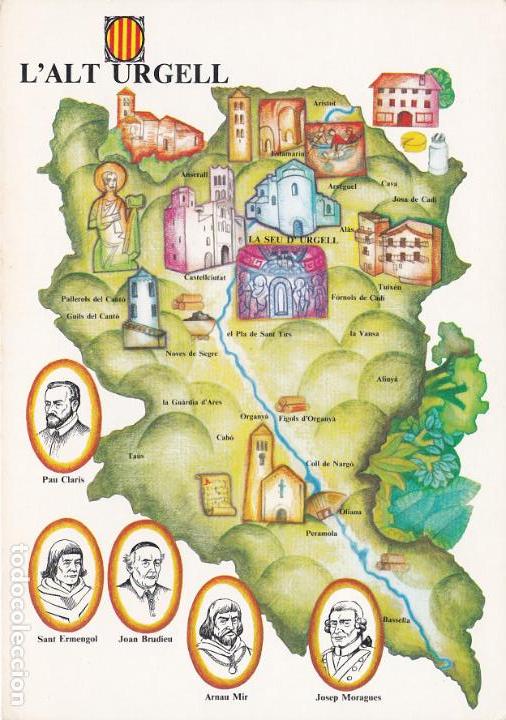 Postales: alt urgell, oliana, lerida