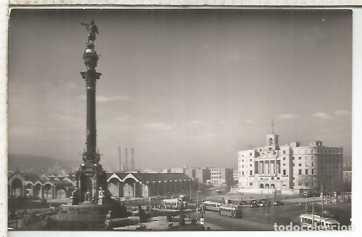 Postales: BARCELONA MONUMENTO A COLON ESCRITA - Foto 1