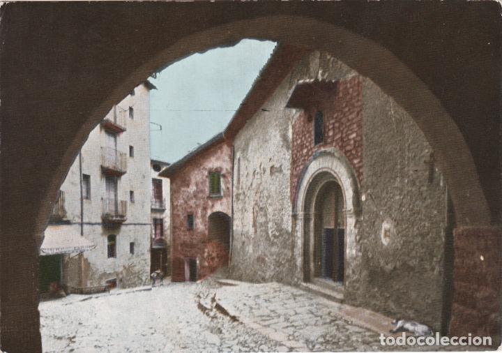 Postales: san lorenzo de morunys,plaza de la iglesia, lerida