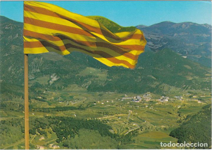 Postales: sant lloren&ccedil; de morunys, el poble des del codo, lerida