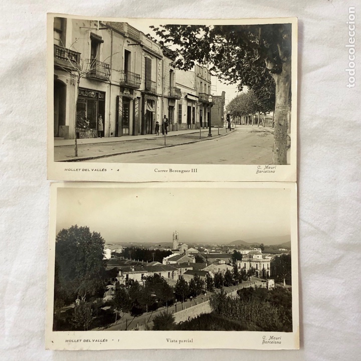 Postales: LOTE 2 POSTAL MOLLET DEL VALLES CATALU&Ntilde;A CARRER BERENGUER VISTA PARCIAL