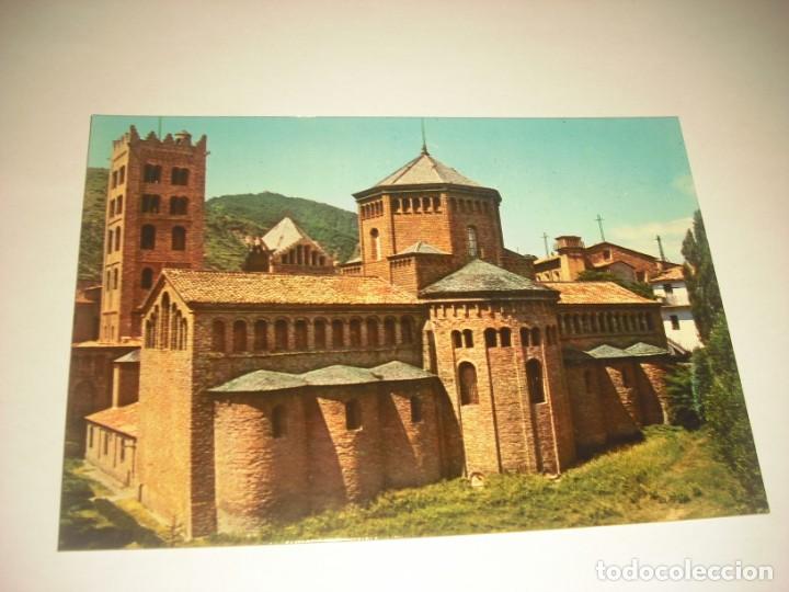 Postales: RIPOLL, ABSIDE DEL MONASTERIO, SIN CIRCULAR - Foto 1