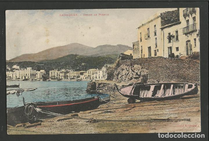 Postales: CADAQUES-DESDE AS PIANCH-CLICHE E.LLORENS-POSTAL ANTIGA-(55.337)