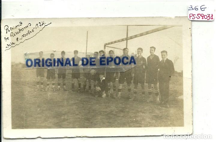 Postkarten: (PS-59031)POSTAL FOTOGRAFICA DE RIUDOMS-CAMPO DE FUTBOL