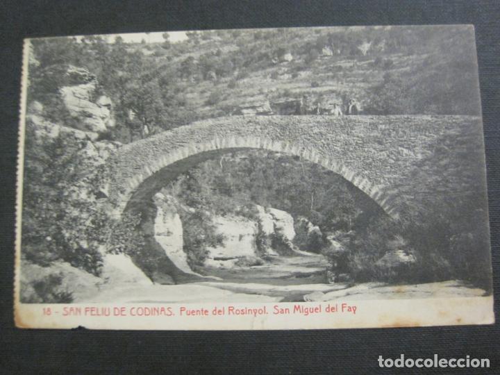 Postales: SAN FELIU DE CODINAS-PUENTE DEL ROSINYOL-SAN MIGUEL DEL FAY-18-THOMAS-POSTAL ANTIGA-(55.455)