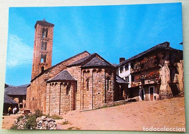 Postkarten: Ta&uuml;ll. 3938 Iglesia rom&aacute;nica de Santa Mar&iacute;a. A. campa&ntilde;a. Nueva. Color