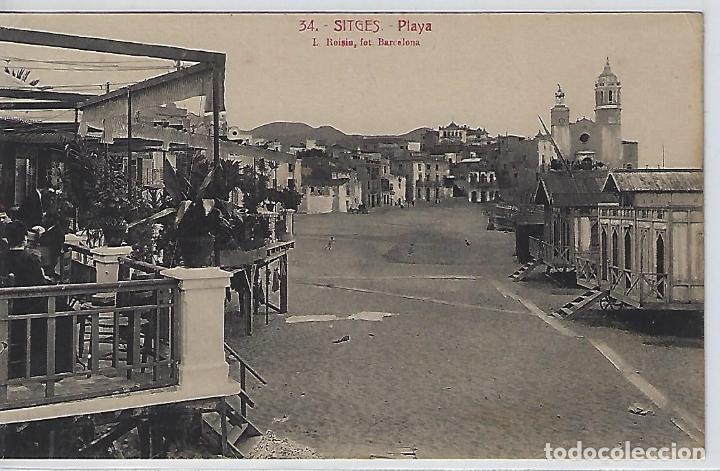 Postales: Sitges - postal Playa - Foto 1