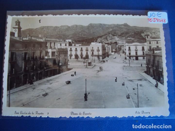 Postales: (PS-59078)POSTAL DE SAN CARLOS DE LA RAPITA-PLAZA DE ESPA&Ntilde;A