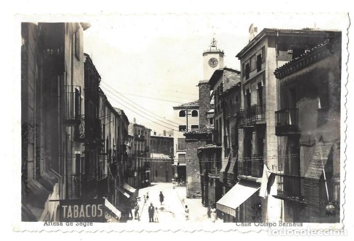 Postales: POSTAL SIN IMPRESI&Oacute;N EN EL REVERSO- ARTESA DE SEGRE.- CALLE OBISPO BERNAUS. L&Eacute;RIDA- SIN CIRCULAR