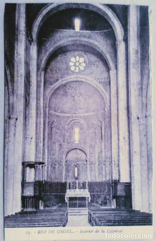 Cartes Postales: Seo de Urgel. 13 Interior de la Catedral. Edici&oacute;n La Maravilla. Nueva. Blanco/Negro.