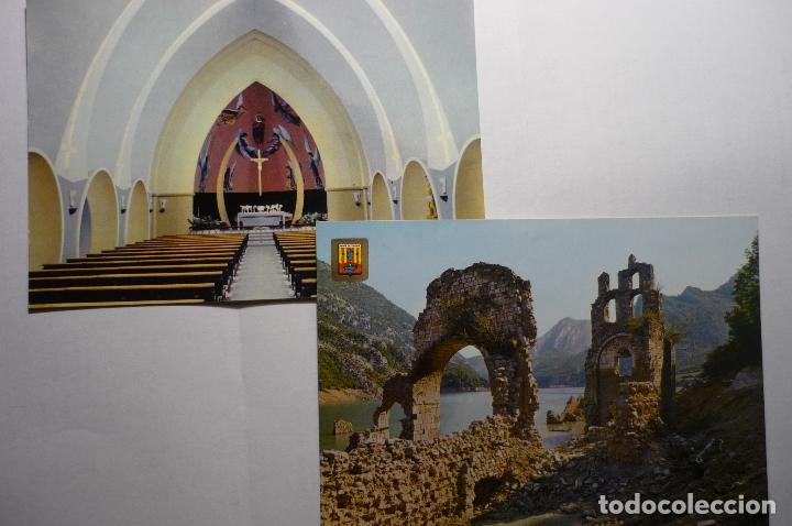 Postales: lote postales pont de suert --ruinas - iglesia  -cm