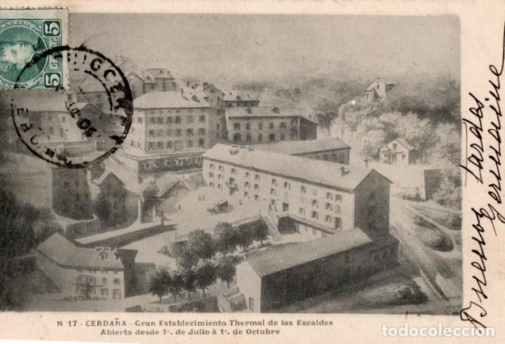 Postales: cerda&ntilde;a. 17 escaldes establecimiento termal - Foto 1