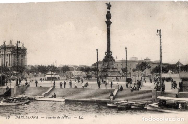Postales: barcelona. 76 puerta de la paz. ll - Foto 1