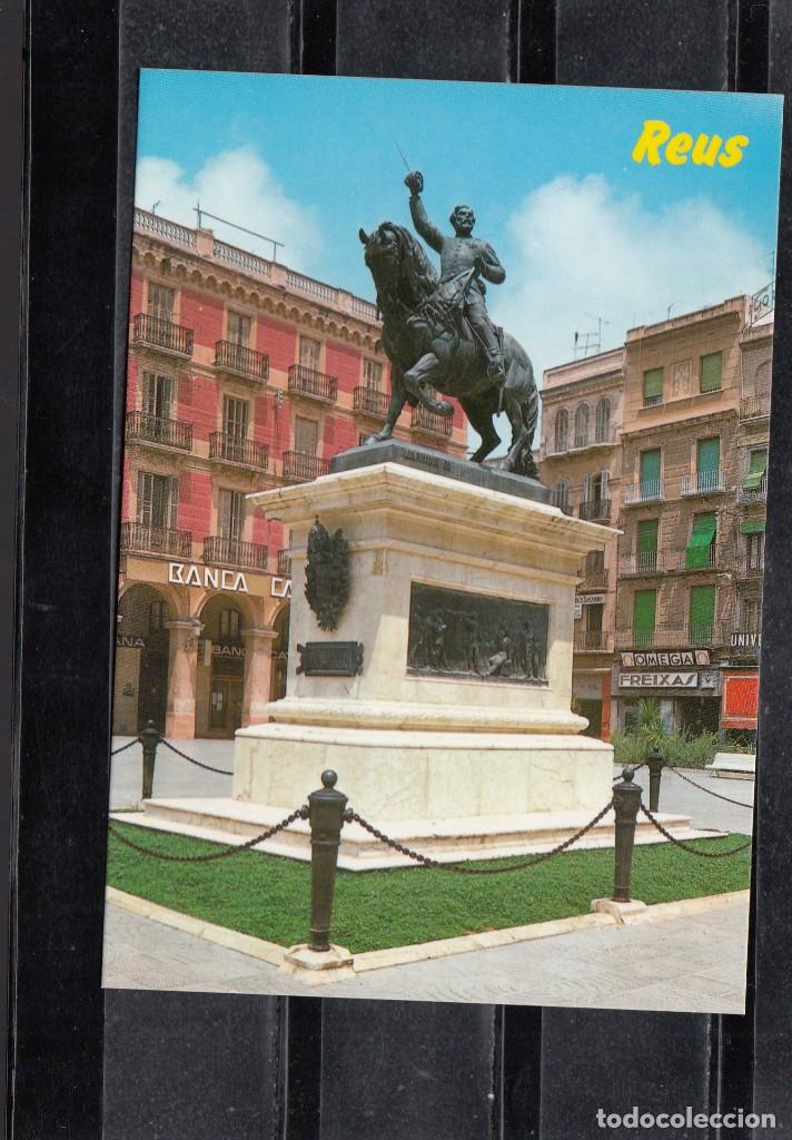 Postales: REUS.-10 MONUMENTO AL GENERAL PRIM - Foto 1