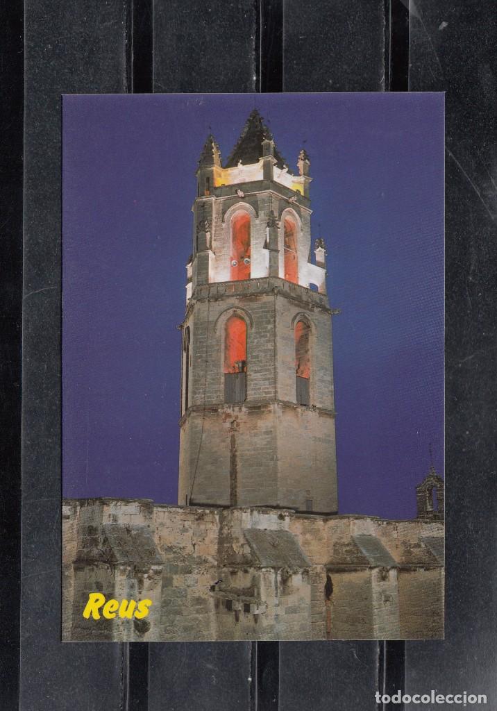 Postales: REUS.- 13. CAMPANARIO ILUMINADO