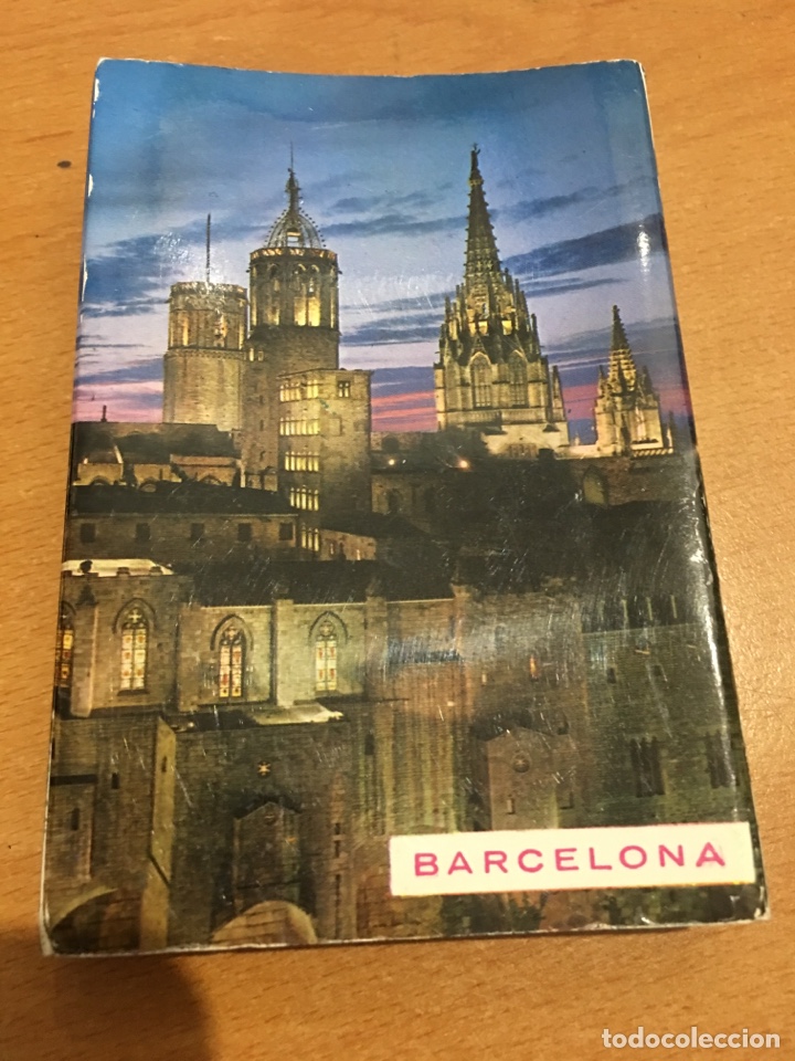 Postales: Libro de 20 mini postales de Barcelona - Foto 1