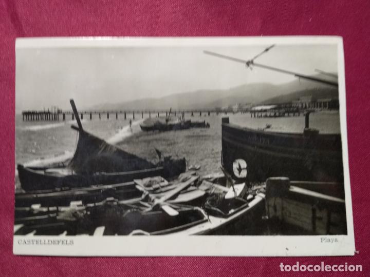 Postales: TARJETA POSTAL. CASTELLDEFELS. PLAYA - Foto 1