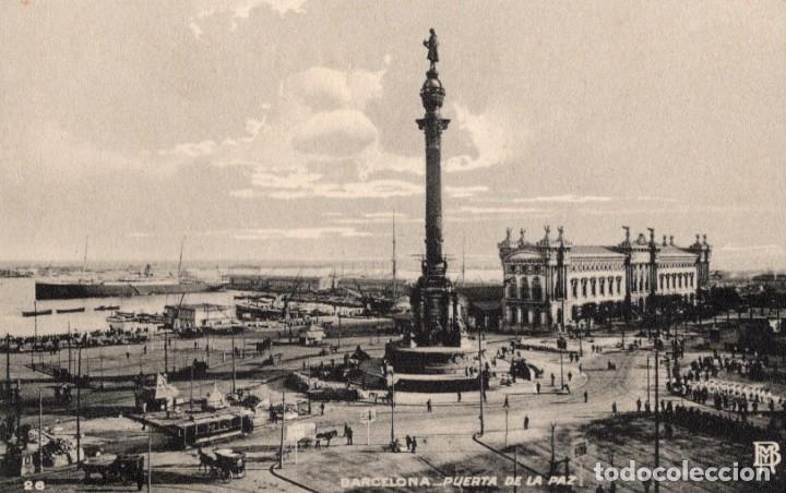 Postales: barcelona. puerta de la paz. bym - Foto 1