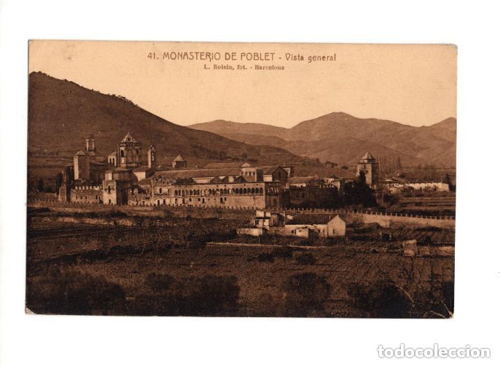 Postales: MONASTERIO DEL POBLET.- VISTA GENERAL - Foto 1